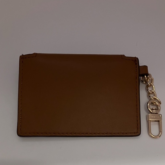ANNE KLEIN WALLET BROWN AND GOLD CHAIN - Picture 6 of 11